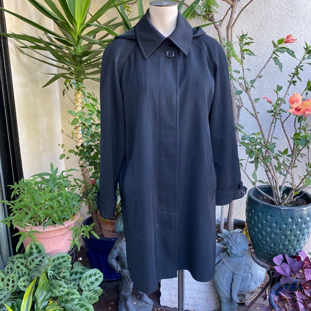 Gallery Petite Size Winter Raincoat  with hood